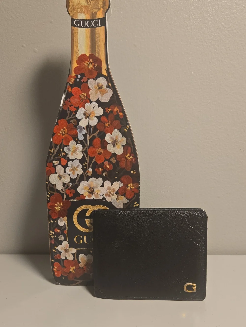 Gucci Black Leather Bifold Wallet